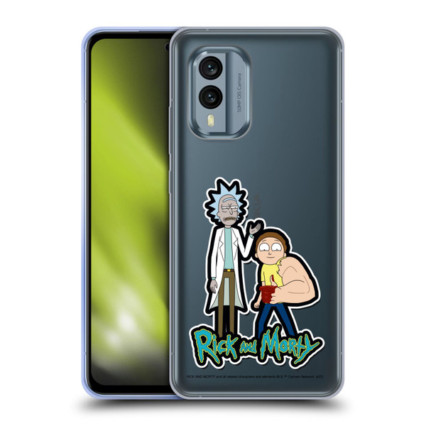 Rick And Morty Season 3 Character Art Rick and Morty Soft Gel Case for Nokia X30