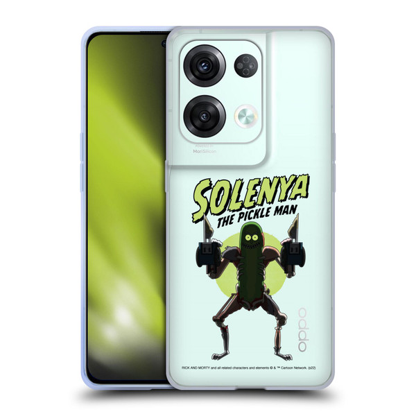Rick And Morty Season 3 Character Art Pickle Rick Soft Gel Case for OPPO Reno8 Pro