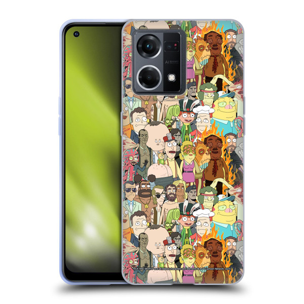 Rick And Morty Season 3 Graphics Interdimensional Space Cable Soft Gel Case for OPPO Reno8 4G