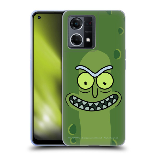 Rick And Morty Season 3 Graphics Pickle Rick Soft Gel Case for OPPO Reno8 4G