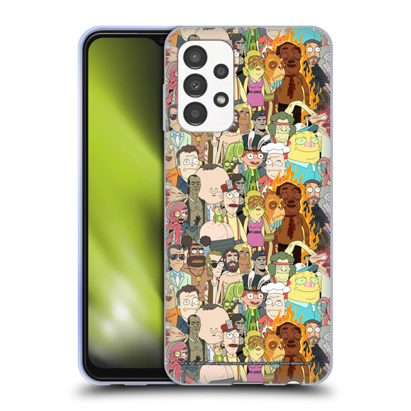 Rick And Morty Season 3 Graphics Interdimensional Space Cable Soft Gel Case for Samsung Galaxy A13 (2022)
