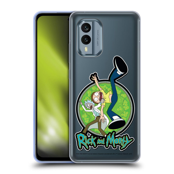 Rick And Morty Season 4 Graphics Character Art Soft Gel Case for Nokia X30