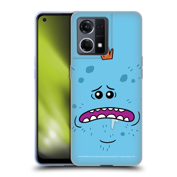 Rick And Morty Season 4 Graphics Mr. Meeseeks Soft Gel Case for OPPO Reno8 4G