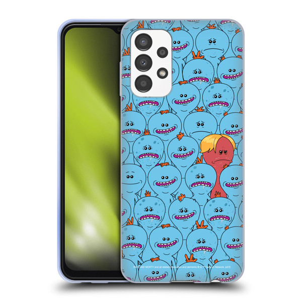 Rick And Morty Season 4 Graphics Mr. Meeseeks Pattern Soft Gel Case for Samsung Galaxy A13 (2022)