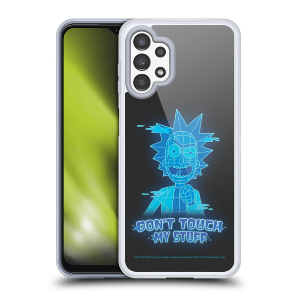Rick And Morty Season 5 Graphics Don't Touch My Stuff Soft Gel Case for Samsung Galaxy A13 (2022)