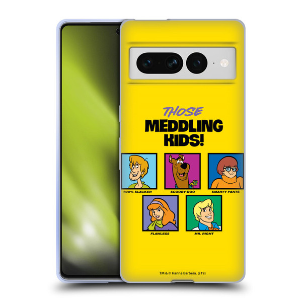 Scooby-Doo Mystery Inc. Meddling Kids Soft Gel Case for Google Pixel 7 Pro