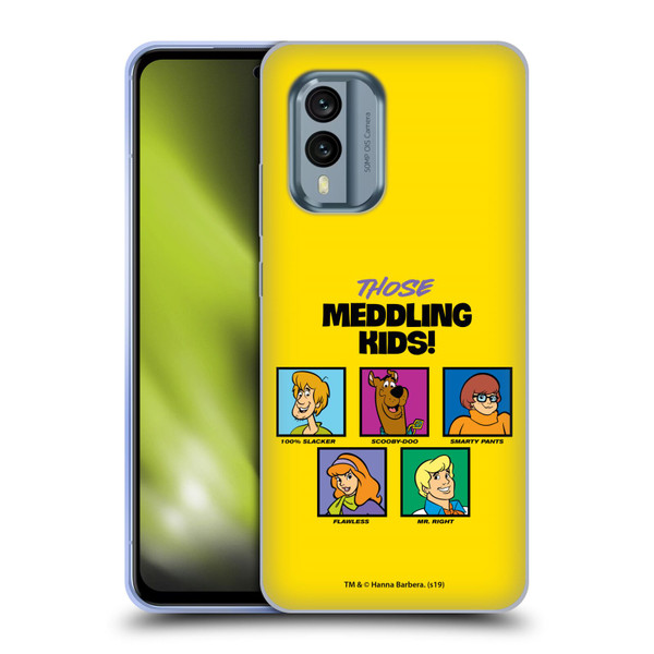 Scooby-Doo Mystery Inc. Meddling Kids Soft Gel Case for Nokia X30