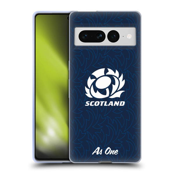 Scotland Rugby Graphics Pattern Soft Gel Case for Google Pixel 7 Pro