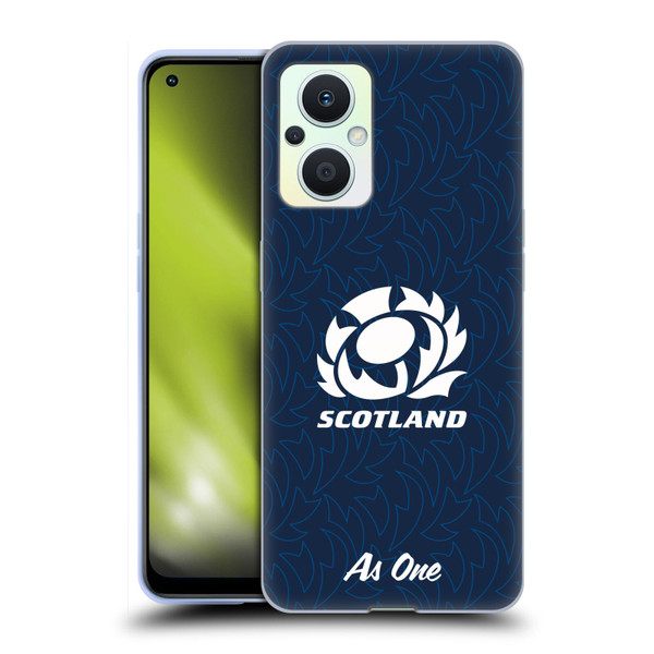 Scotland Rugby Graphics Pattern Soft Gel Case for OPPO Reno8 Lite