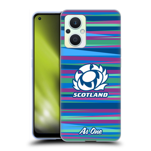 Scotland Rugby Graphics Training Pattern Soft Gel Case for OPPO Reno8 Lite