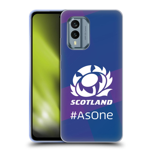 Scotland Rugby Logo 2 As One Soft Gel Case for Nokia X30