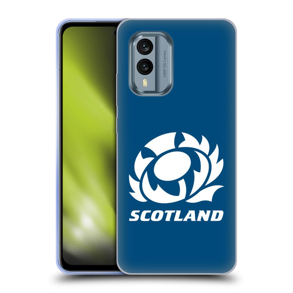 Scotland Rugby Logo 2 Plain Soft Gel Case for Nokia X30