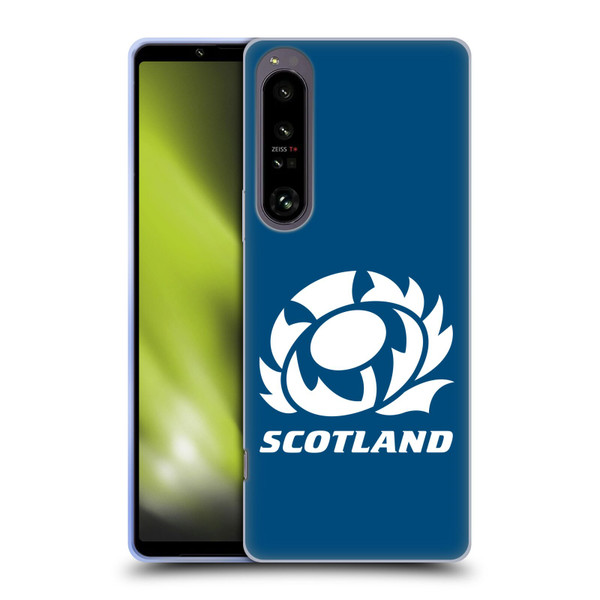 Scotland Rugby Logo 2 Plain Soft Gel Case for Sony Xperia 1 IV