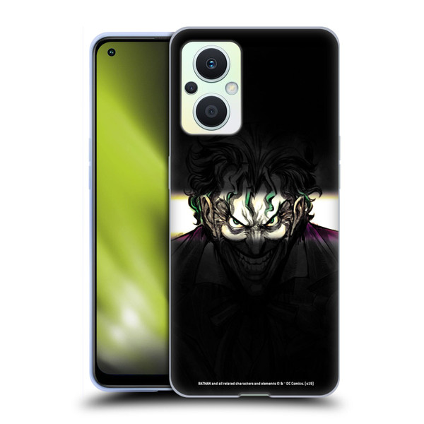 The Joker DC Comics Character Art Arkham Asylum Soft Gel Case for OPPO Reno8 Lite