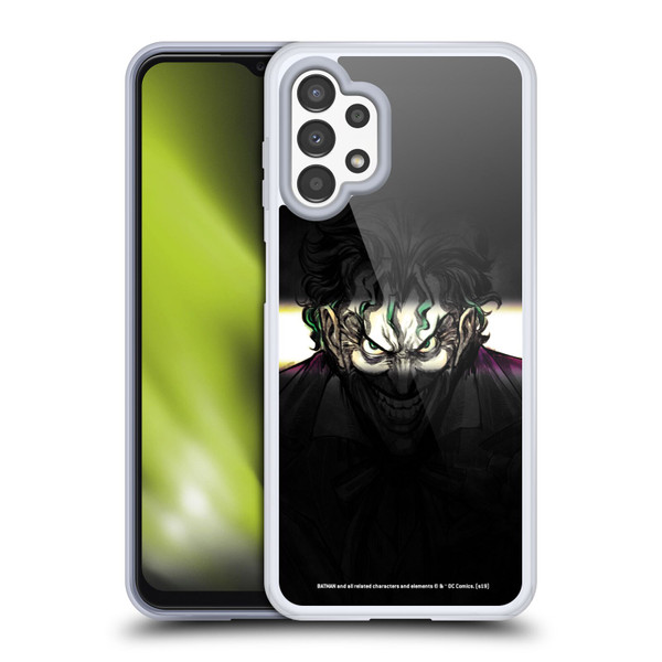 The Joker DC Comics Character Art Arkham Asylum Soft Gel Case for Samsung Galaxy A13 (2022)