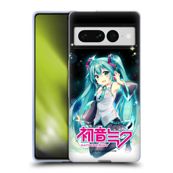 Hatsune Miku Graphics Night Sky Soft Gel Case for Google Pixel 7 Pro