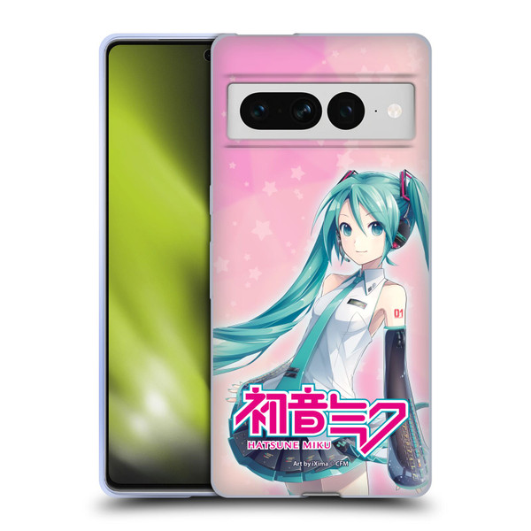 Hatsune Miku Graphics Star Soft Gel Case for Google Pixel 7 Pro