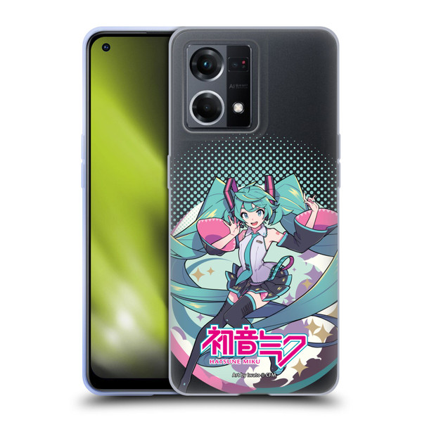 Hatsune Miku Graphics Pastels Soft Gel Case for OPPO Reno8 4G