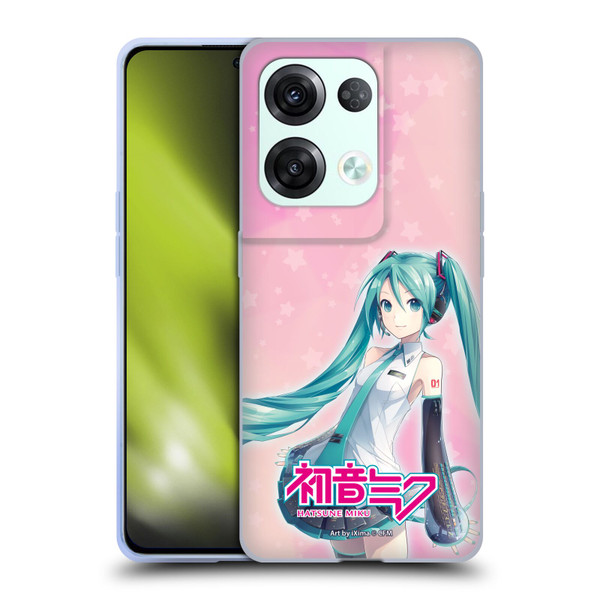 Hatsune Miku Graphics Star Soft Gel Case for OPPO Reno8 Pro