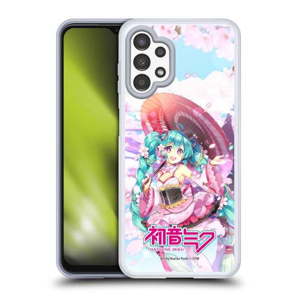 Hatsune Miku Graphics Sakura Soft Gel Case for Samsung Galaxy A13 (2022)