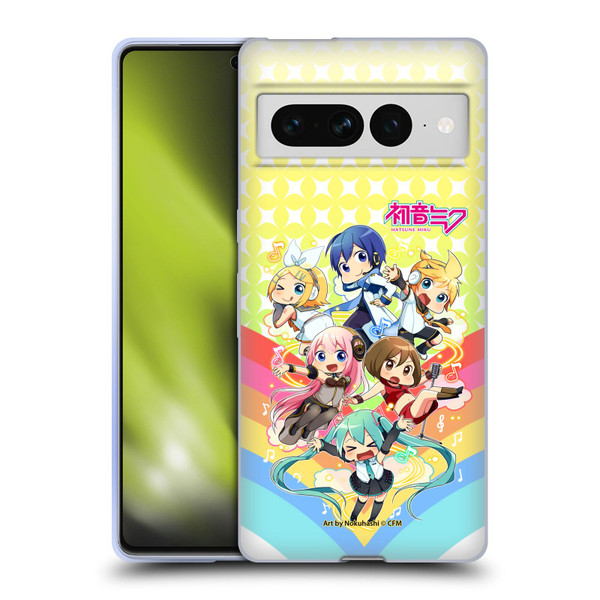 Hatsune Miku Virtual Singers Rainbow Soft Gel Case for Google Pixel 7 Pro