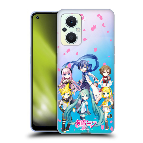 Hatsune Miku Virtual Singers Sakura Soft Gel Case for OPPO Reno8 Lite
