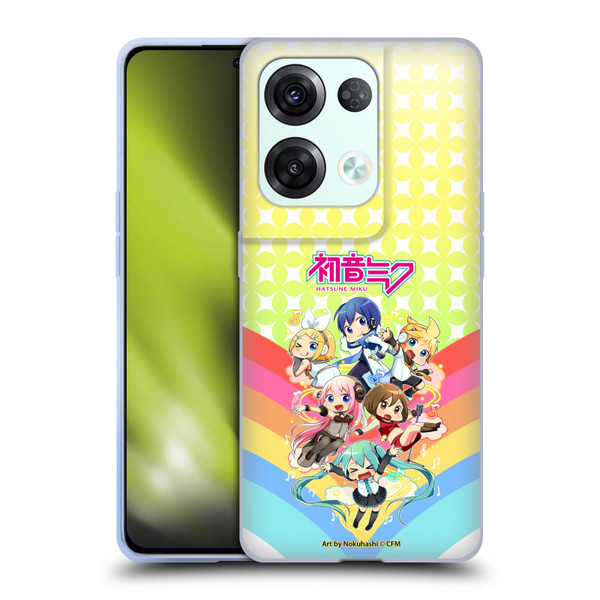 Hatsune Miku Virtual Singers Rainbow Soft Gel Case for OPPO Reno8 Pro