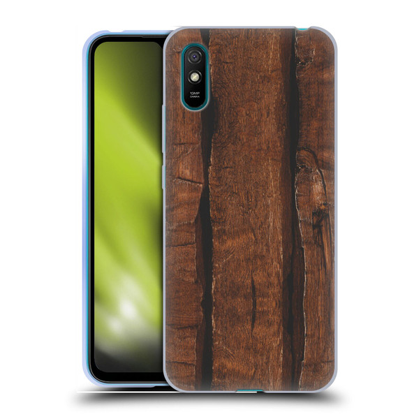 PLdesign Wood And Rust Prints Rustic Brown Old Wood Soft Gel Case for Xiaomi Redmi 9A / Redmi 9AT