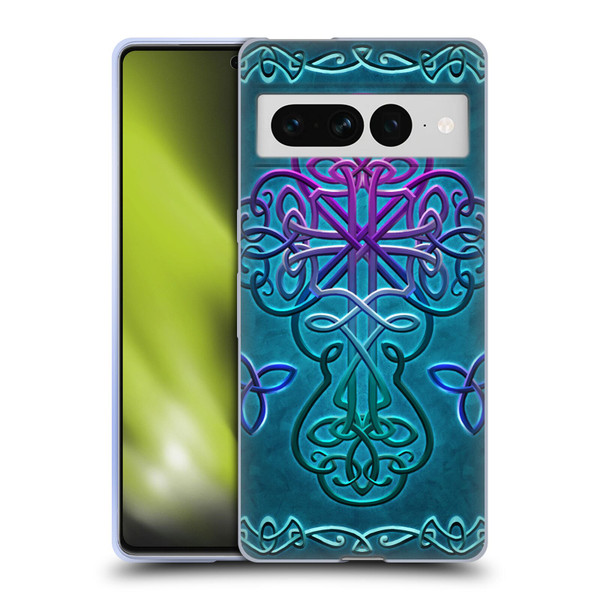 Brigid Ashwood Crosses Celtic Soft Gel Case for Google Pixel 7 Pro