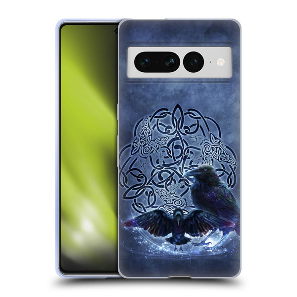 Brigid Ashwood Celtic Wisdom Raven Soft Gel Case for Google Pixel 7 Pro