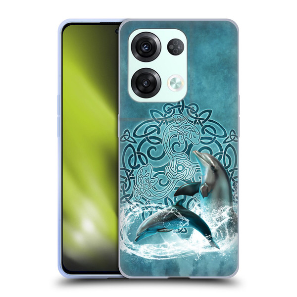 Brigid Ashwood Celtic Wisdom Dolphin Soft Gel Case for OPPO Reno8 Pro