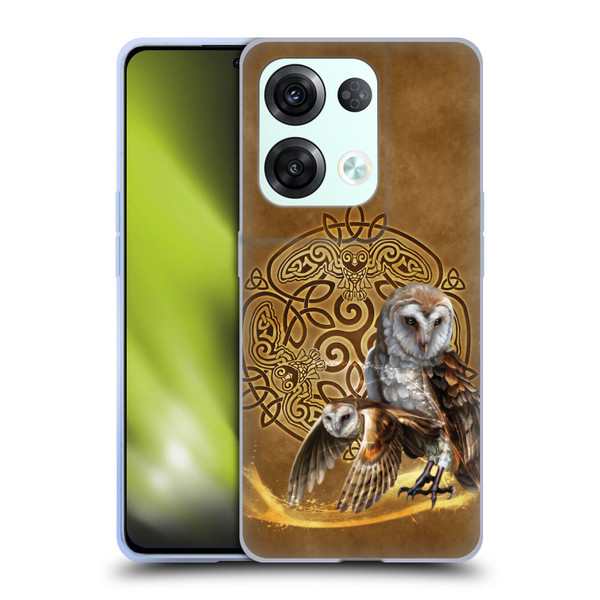 Brigid Ashwood Celtic Wisdom Owl Soft Gel Case for OPPO Reno8 Pro