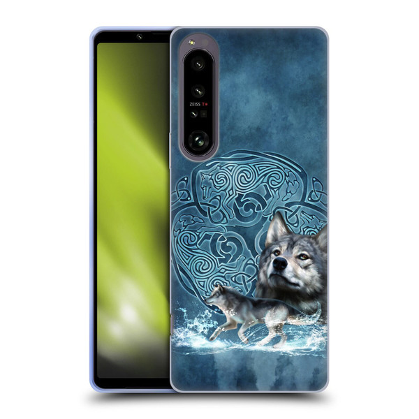 Brigid Ashwood Celtic Wisdom Wolf Soft Gel Case for Sony Xperia 1 IV