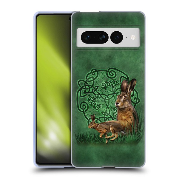 Brigid Ashwood Celtic Wisdom 2 Hare Soft Gel Case for Google Pixel 7 Pro