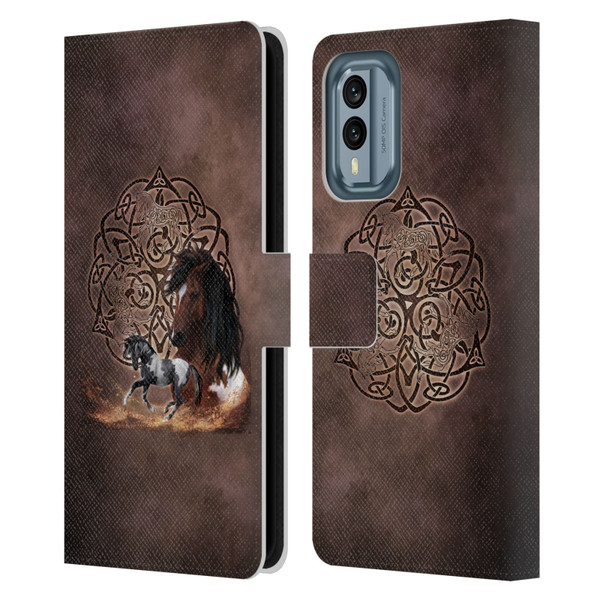 Brigid Ashwood Celtic Wisdom Horse Leather Book Wallet Case Cover For Nokia X30