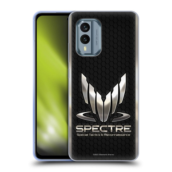 EA Bioware Mass Effect 3 Badges And Logos Spectre Soft Gel Case for Nokia X30