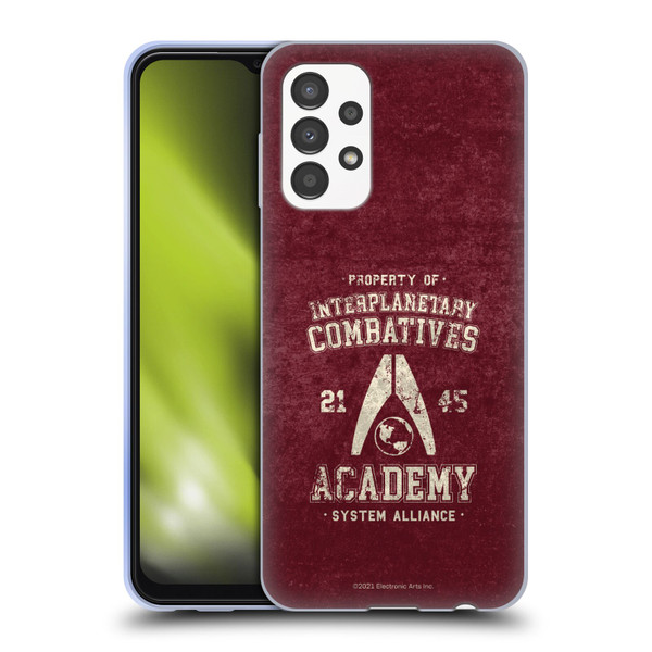 EA Bioware Mass Effect 3 Badges And Logos Interplanetary Combatives Soft Gel Case for Samsung Galaxy A13 (2022)