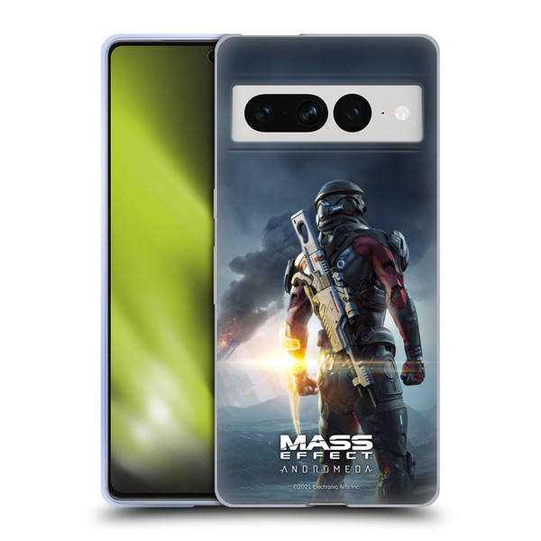 EA Bioware Mass Effect Andromeda Graphics Key Art Super Deluxe 2017 Soft Gel Case for Google Pixel 7 Pro