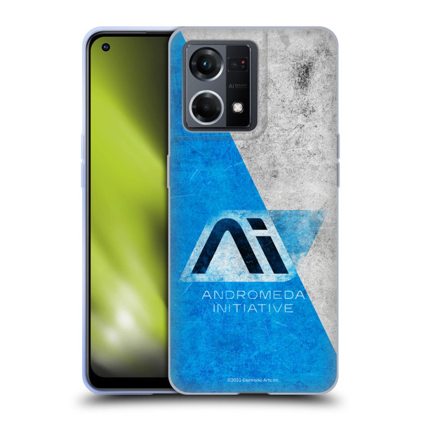 EA Bioware Mass Effect Andromeda Graphics Initiative Distressed Soft Gel Case for OPPO Reno8 4G