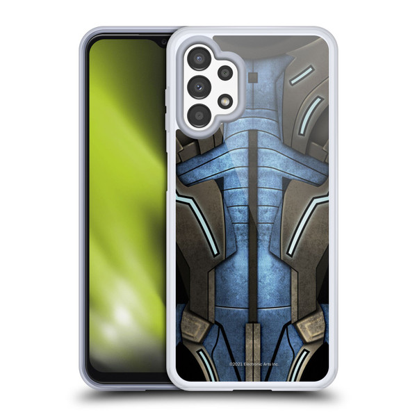 EA Bioware Mass Effect Armor Collection Garrus Vakarian Soft Gel Case for Samsung Galaxy A13 (2022)