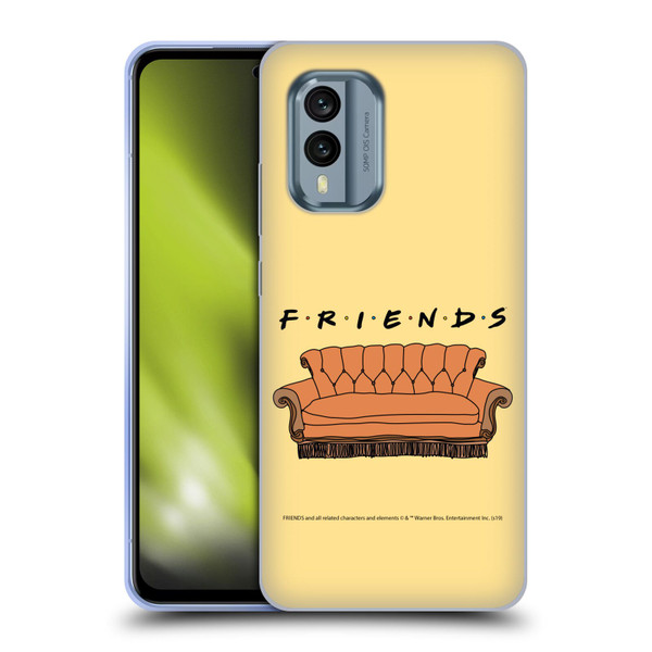 Friends TV Show Iconic Couch Soft Gel Case for Nokia X30