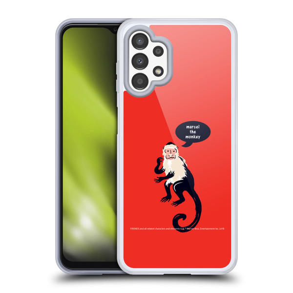 Friends TV Show Iconic Marcel The Monkey Soft Gel Case for Samsung Galaxy A13 (2022)