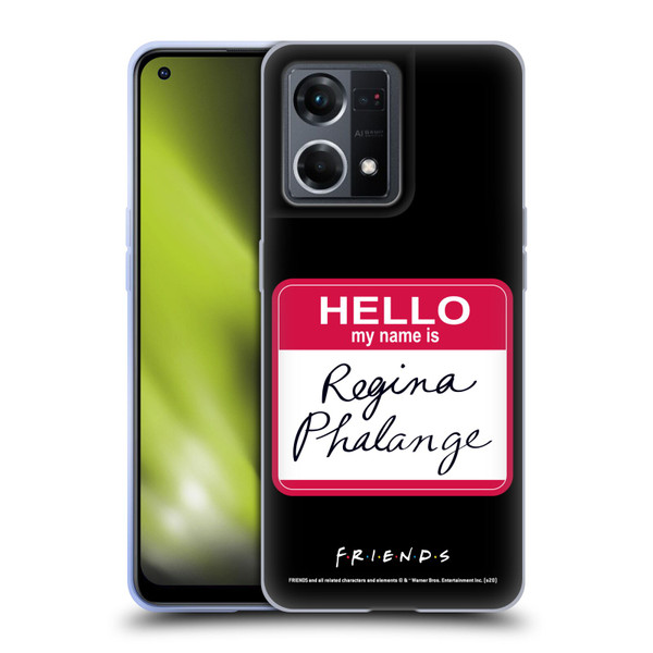 Friends TV Show Key Art Regina Phalange Soft Gel Case for OPPO Reno8 4G