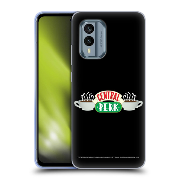 Friends TV Show Logos Central Perk Soft Gel Case for Nokia X30