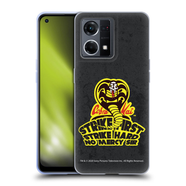Cobra Kai Graphics 2 Strike Hard Logo Soft Gel Case for OPPO Reno8 4G