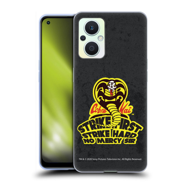Cobra Kai Graphics 2 Strike Hard Logo Soft Gel Case for OPPO Reno8 Lite