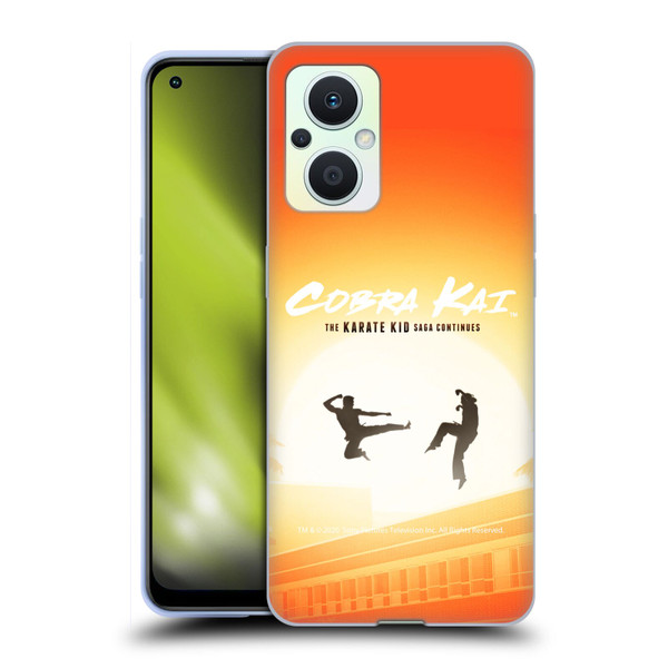 Cobra Kai Graphics Karate Kid Saga Soft Gel Case for OPPO Reno8 Lite