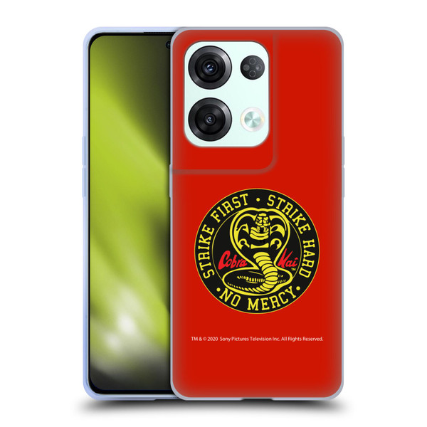 Cobra Kai Graphics Strike Logo Soft Gel Case for OPPO Reno8 Pro