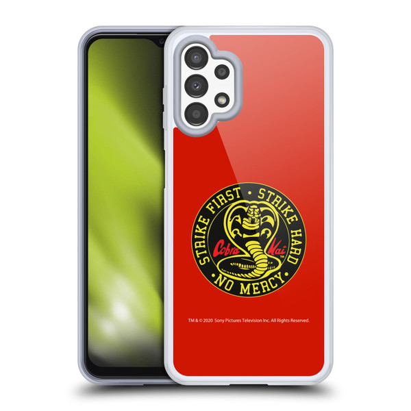 Cobra Kai Graphics Strike Logo Soft Gel Case for Samsung Galaxy A13 (2022)