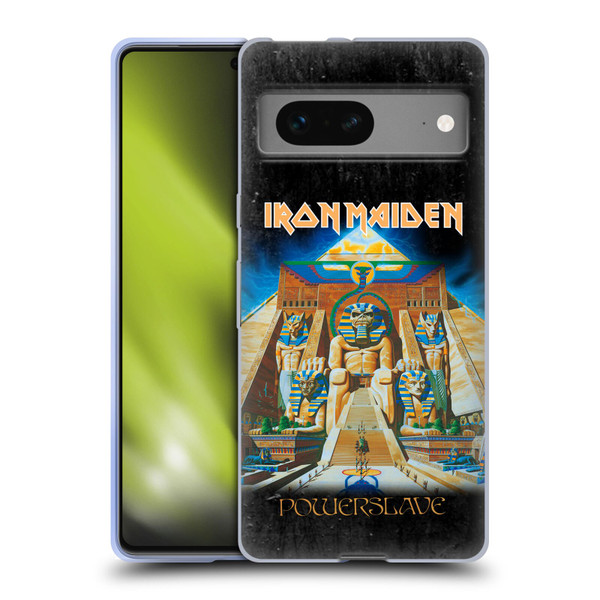 Iron Maiden Album Covers Powerslave Soft Gel Case for Google Pixel 7
